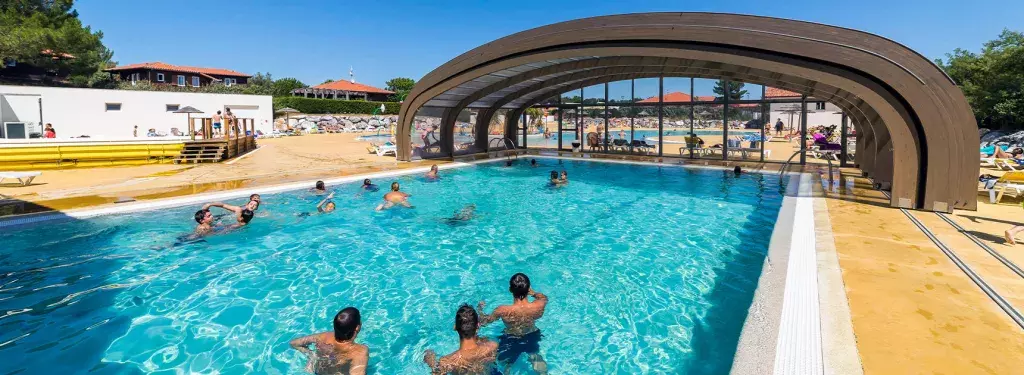 Piscine du camping Mimizan Plage